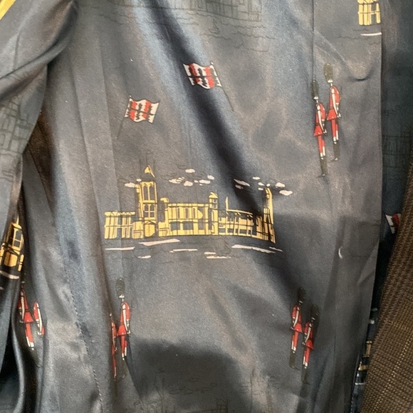 Telluride Clothing Co. Plaid Suit Jacket w/ Buckingham Palace lining Size M - Picture 4 of 6